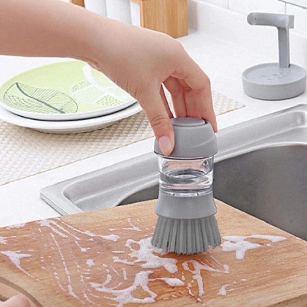 Palm Scrub Brush for ergonomic and efficient dishwashing