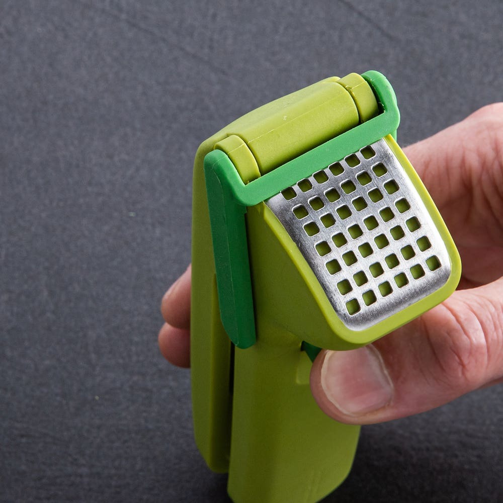 CleanForce Garlic Press ergonomic easy-clean garlic crusher