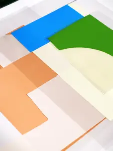 Joseph Joseph x Jonathan Lawes laundry collection ironing board with bold layered print